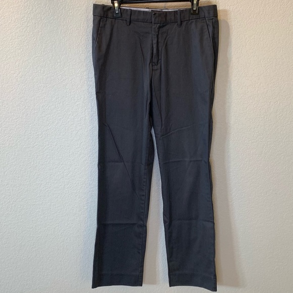GAP Other - Gap Tailored Straight Fit Striped Grey Khakis
